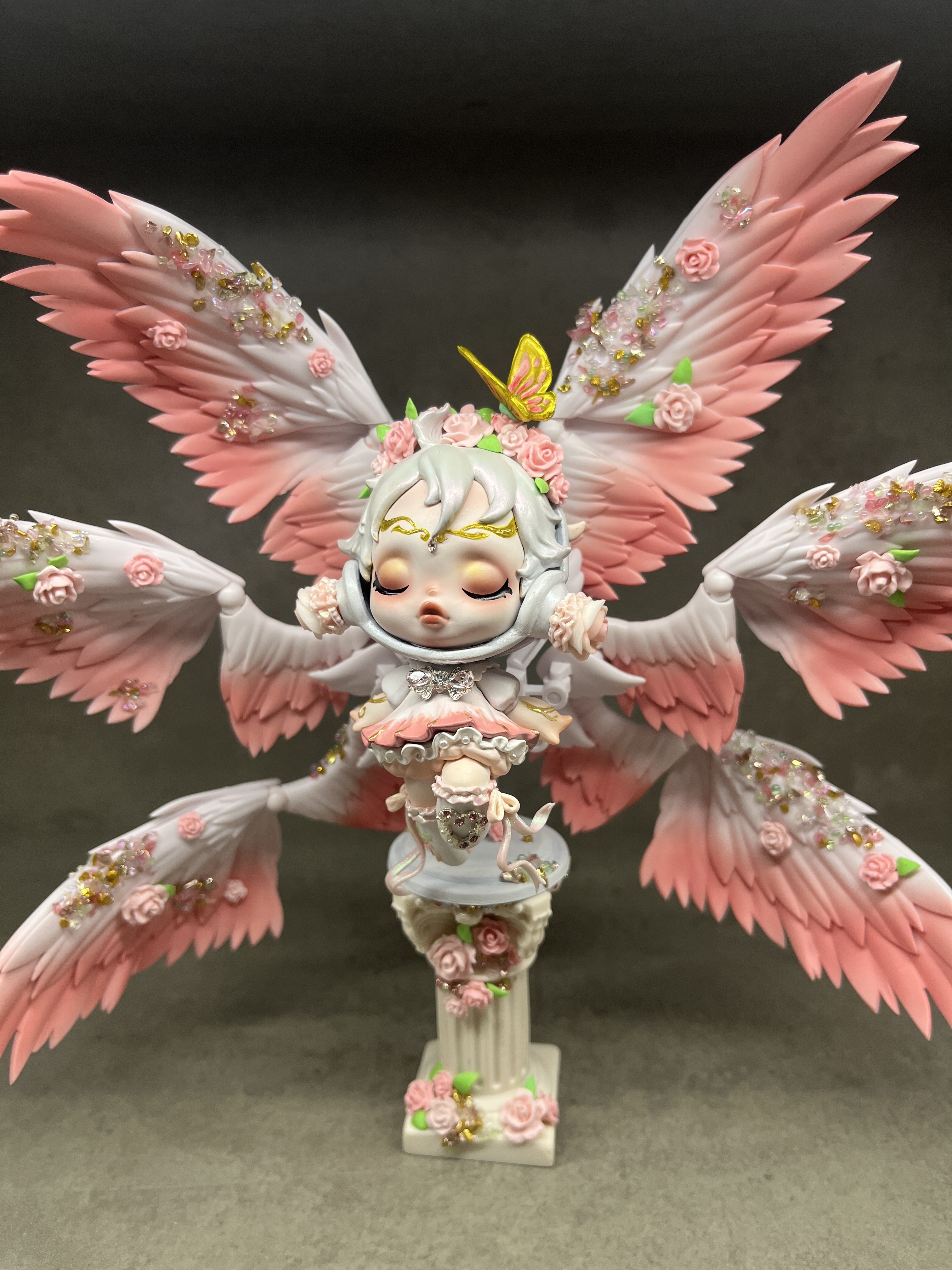 Pink Skullpanda Angel 