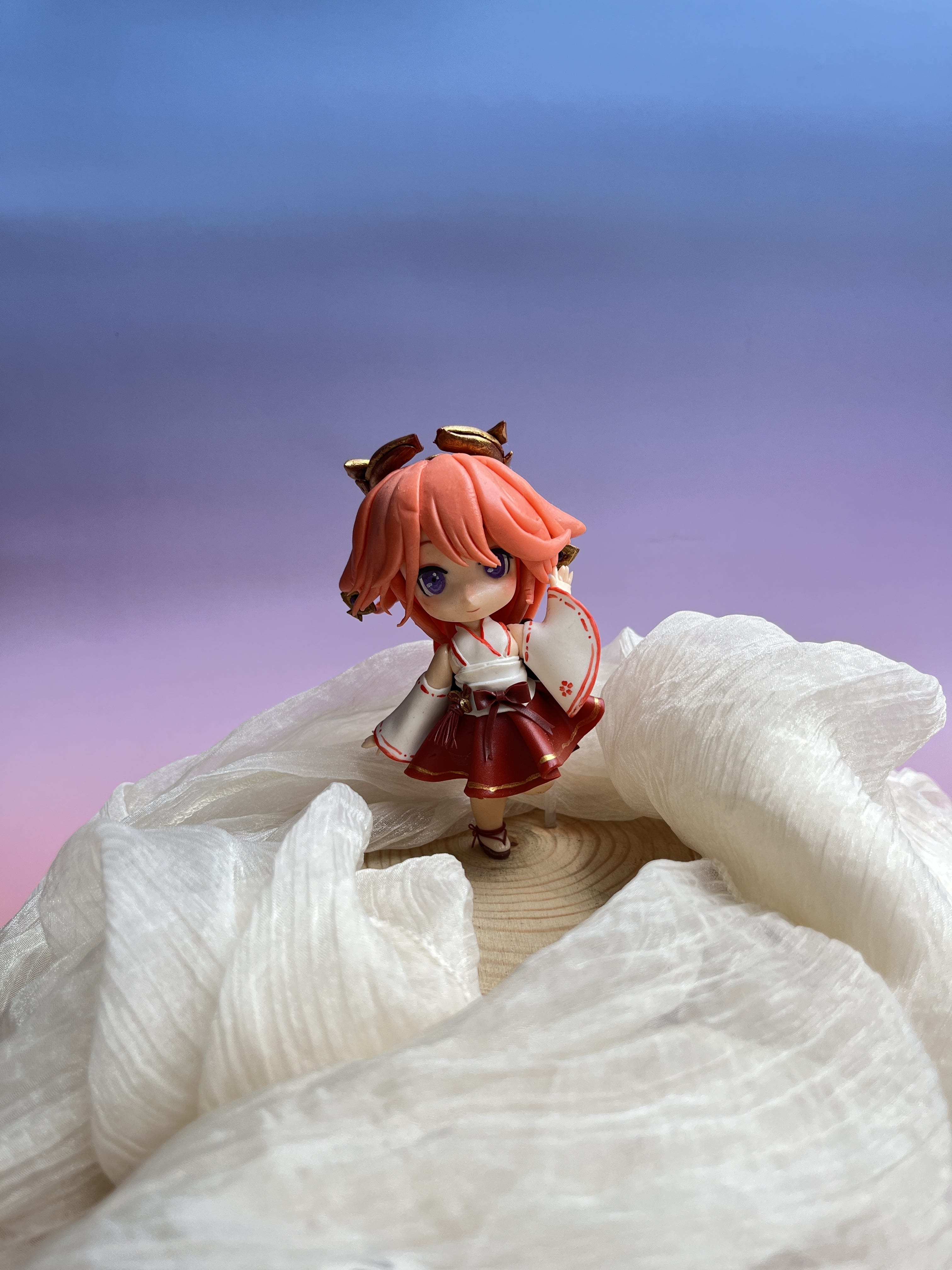 Custom Mystic Fox Lady Figurine